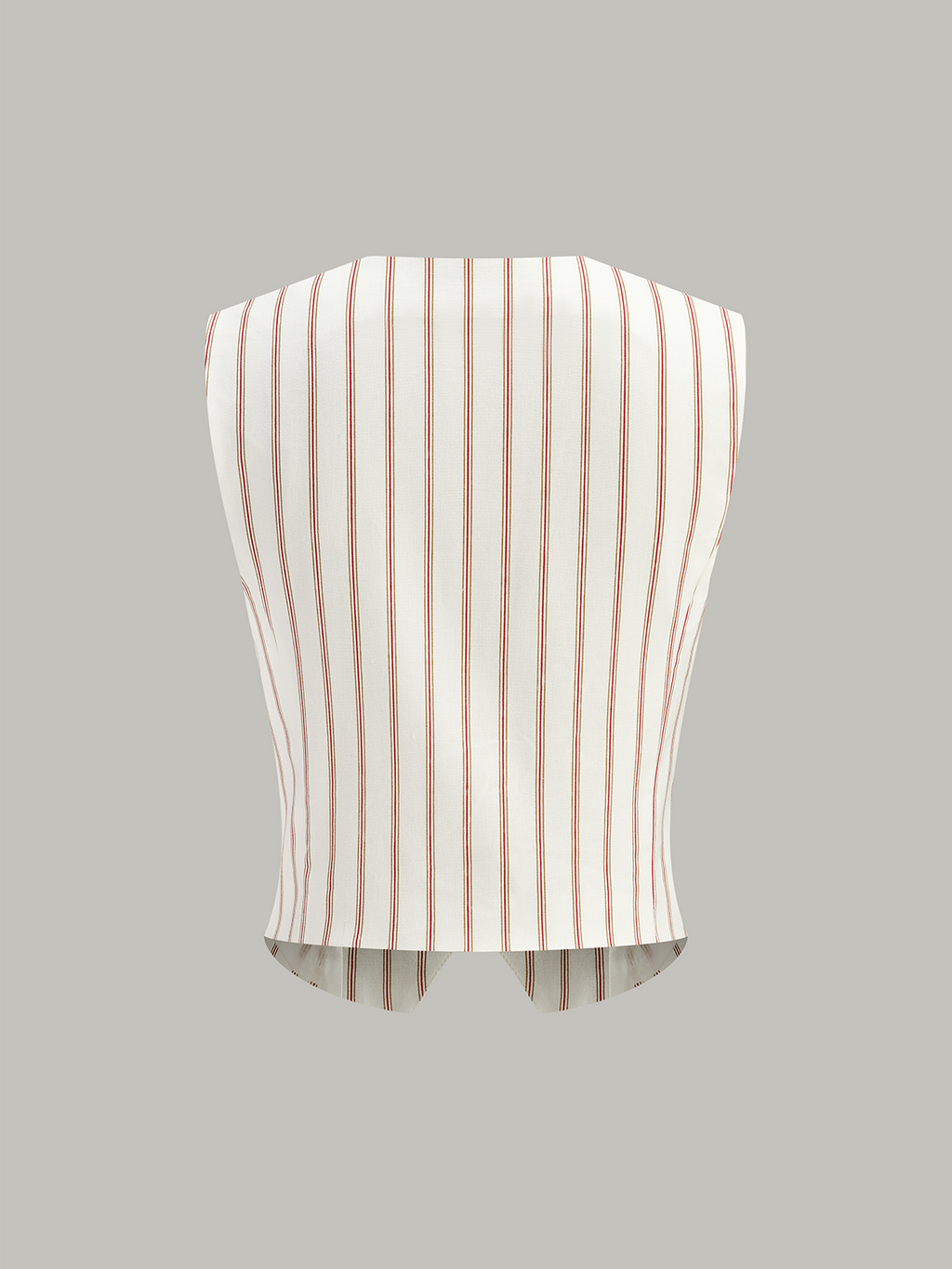 Belted Striped Shorts Set