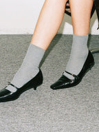Square Toe Mary Jane Pumps
