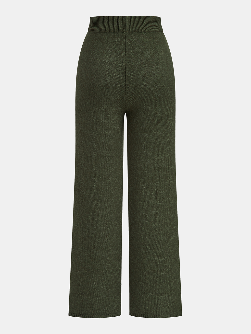 Cable Knit Sweater & Wide-Leg Pant Set