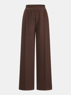 Zipper Jacket & Elastic-Waist Pants Set