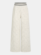 Pearl Button Tweed Jacket & Pants Set