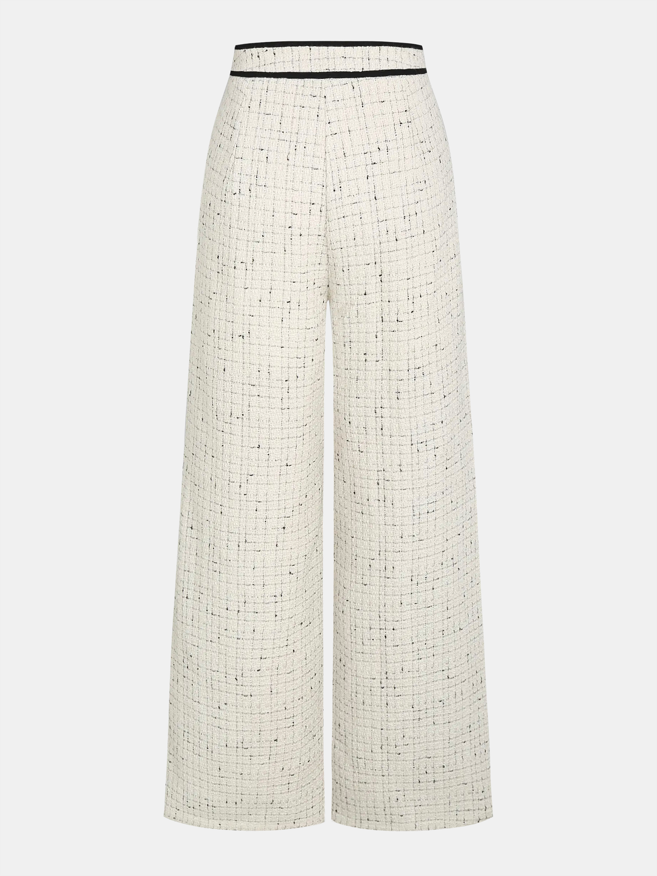 Pearl Button Tweed Jacket & Pants Set
