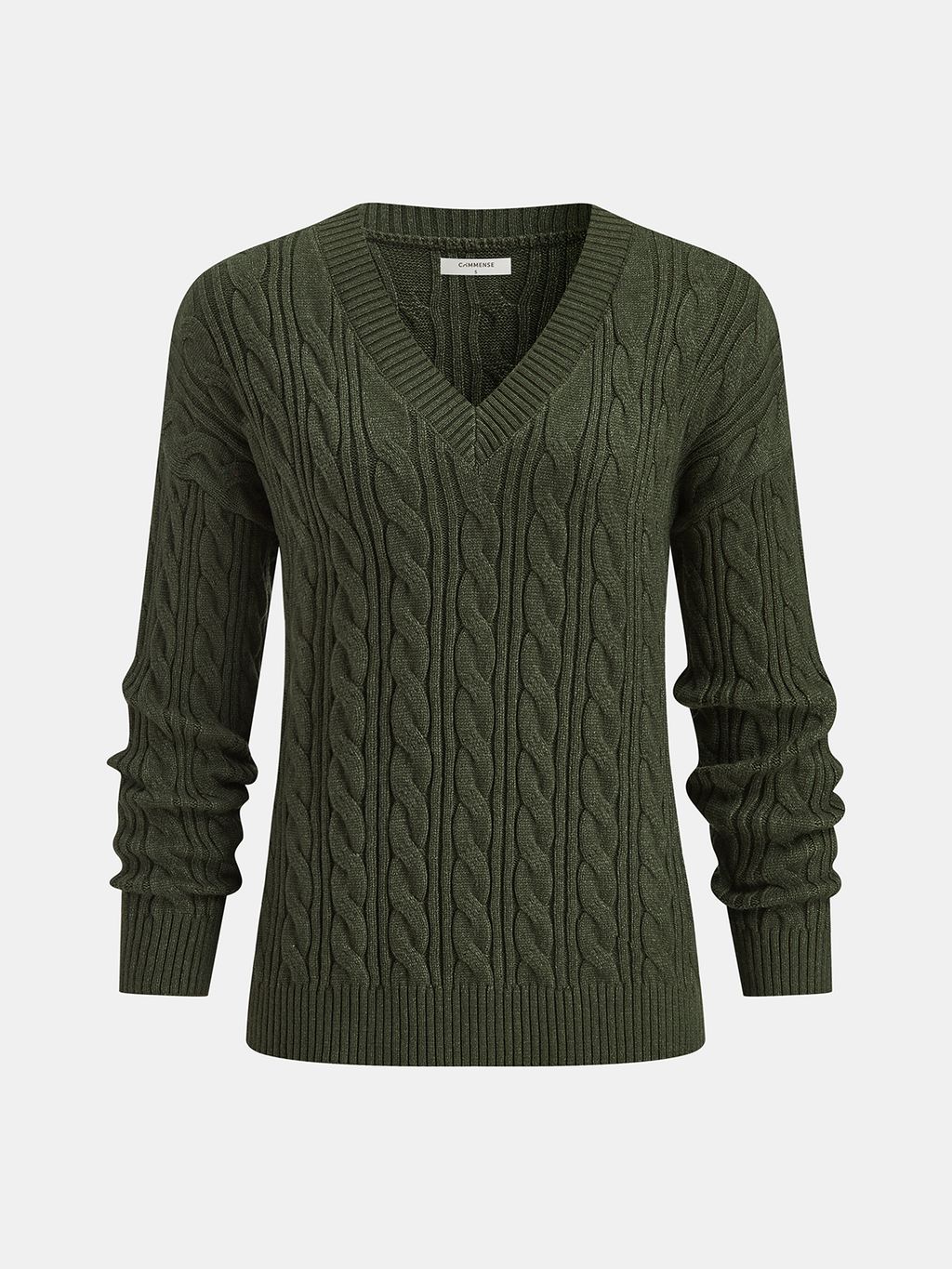 Cable Knit Sweater & Wide-Leg Pant Set