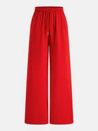 Asymmetric Ruched Top & Drawstring Pants Set