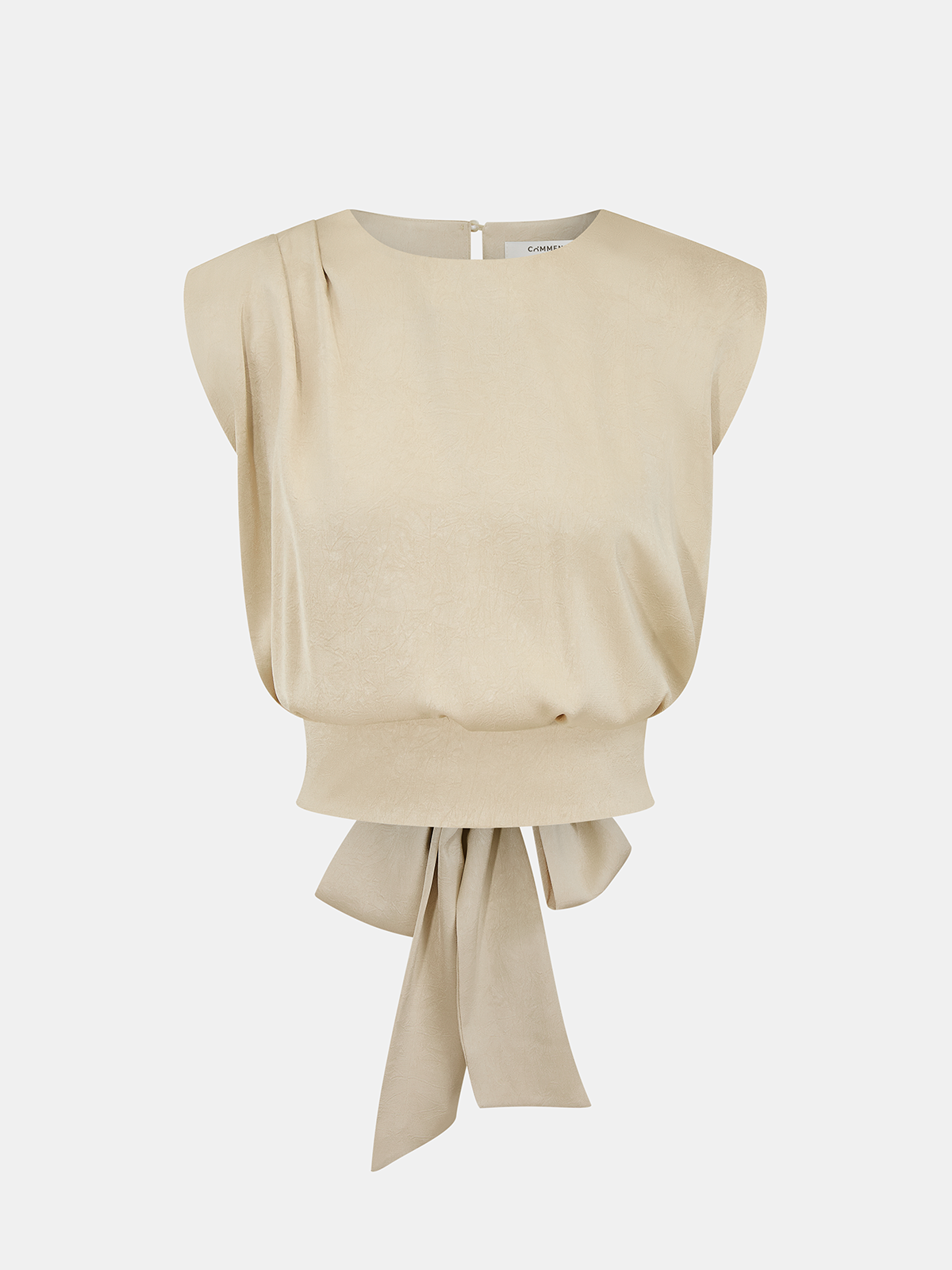 Sleeveless Tie-Waist Top & Wide-Leg Pants Set