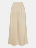 Sleeveless Tie-Waist Top & Wide-Leg Pants Set
