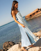 Robe Bárbara bleu ciel