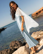 Robe Bárbara bleu ciel