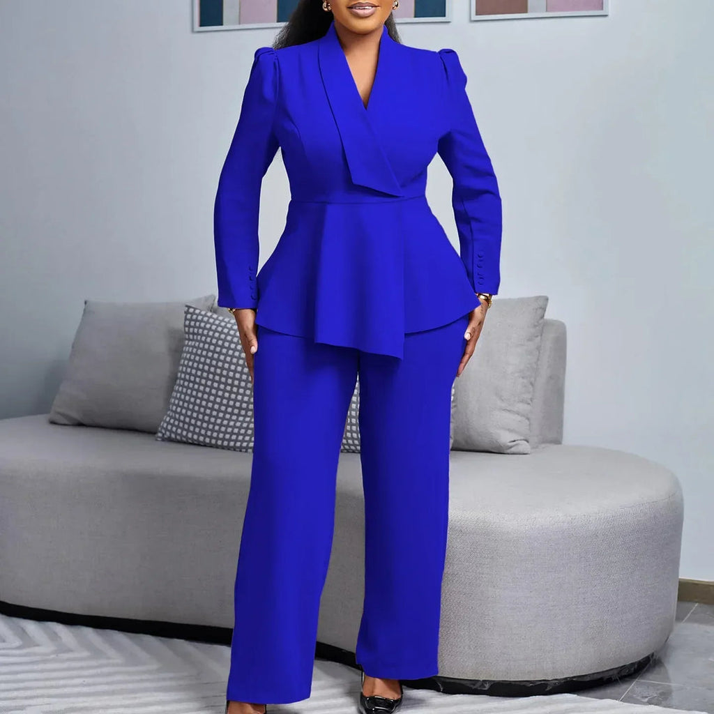 Kylie – Tailleur Peplum Sculptural