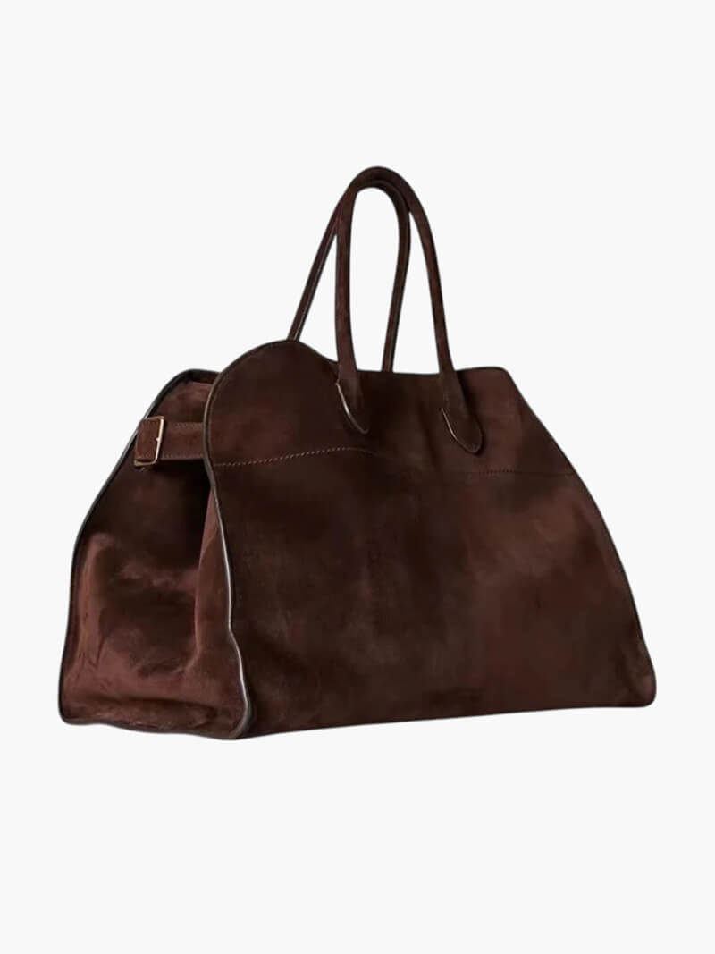 Soera – Sac Cabas Oversized de Luxe Aspect Suède