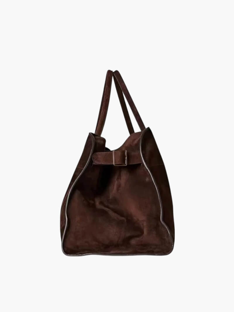 Soera – Sac Cabas Oversized de Luxe Aspect Suède