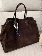 Soera – Sac Cabas Oversized de Luxe Aspect Suède
