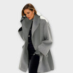 Maria – Manteau d'Hiver Oversize à Large Col